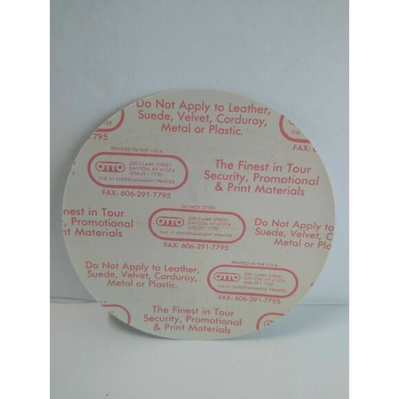 Van Halen Original Backstage Pass Original 1991 Carnal Knowledge Silver Eddie - Picture 3 of 4